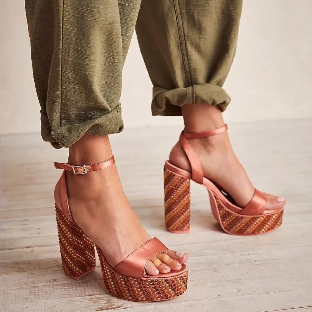 New Jeffrey Campbell Carrie Platform Sandals